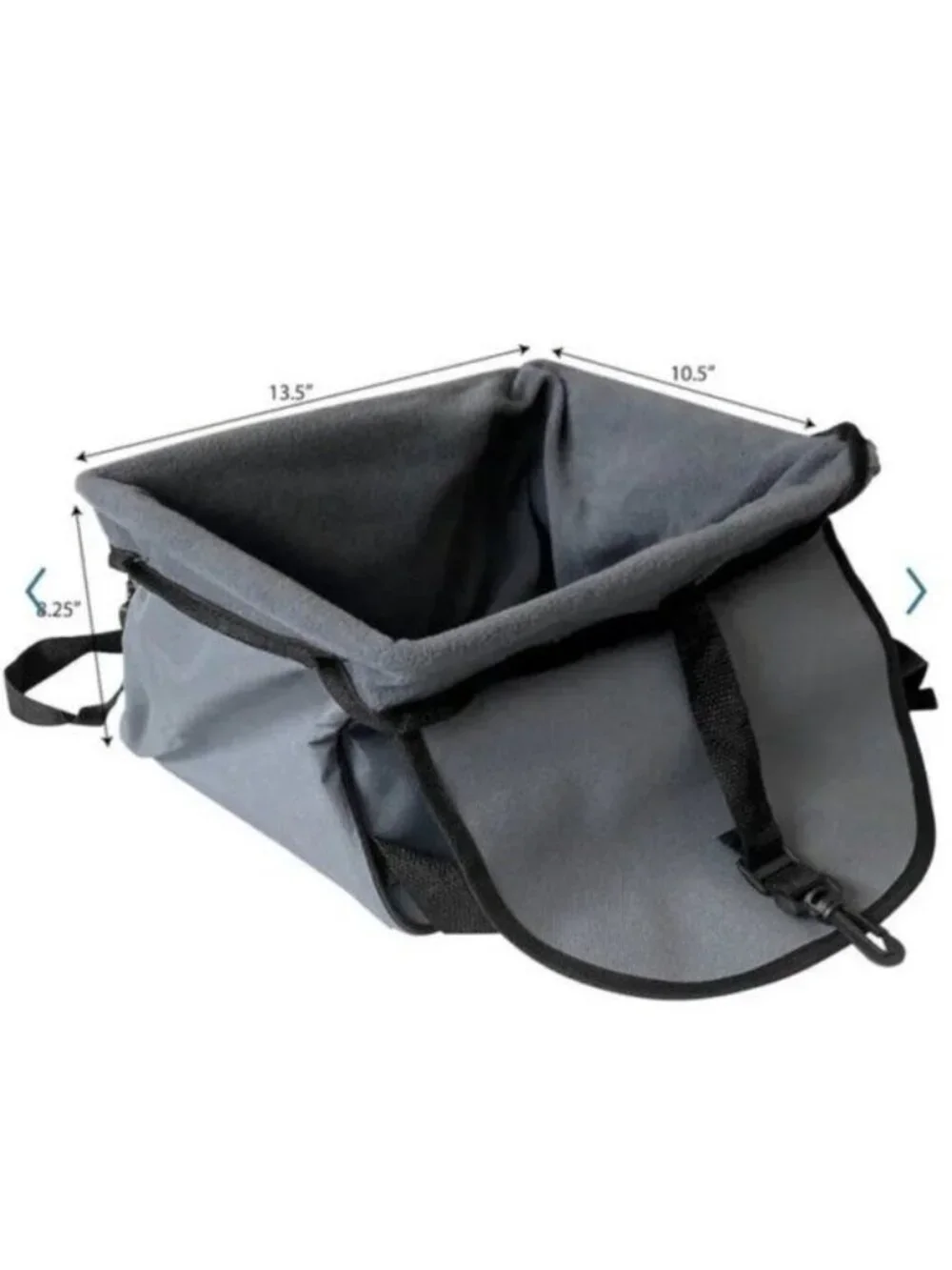 NEW Woof Dog Booster Seat (Color: Grey) For Dogs up to 12‎ LBS